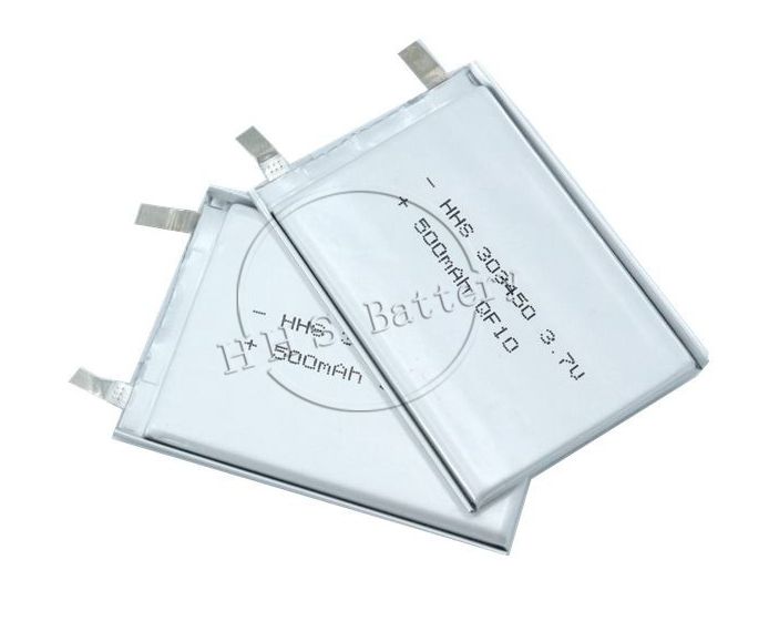 303450 3.7v 600mAh rechargeable lithium polymer battery